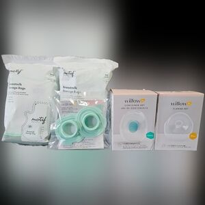 Willow Go Breastmilk Storage Bags and Pump Accessories Set